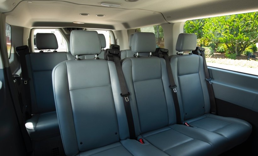 Mears Taxi Van Interior